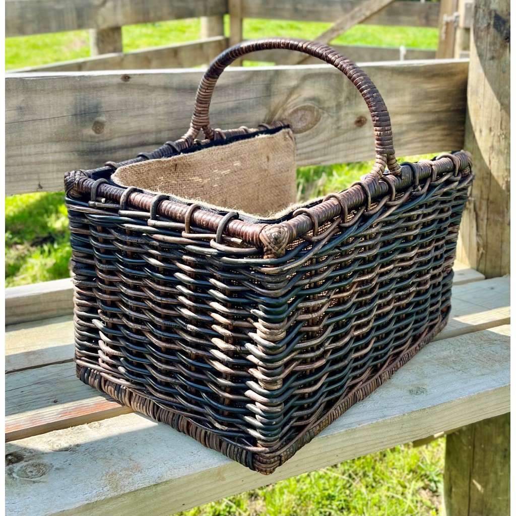 Lined Kindling Basket