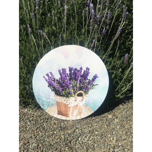 Round Lavender Picture